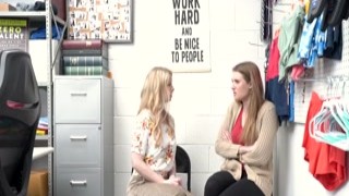 Blonde teen thief suck officers big cock