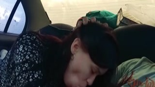 airaccoon - Step sister sucked my dick in car while parents were shopping 2