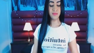 Hottest Masturbating Shemale on Cam