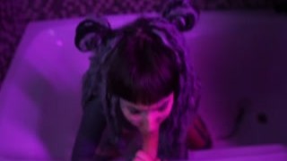 NIGONIKA - Tattoo Model Marseline Sucks Sweet Cock In The Bath