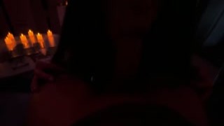 SweetHerry - Summoned a witch to fuck her with a black dick in Halloween