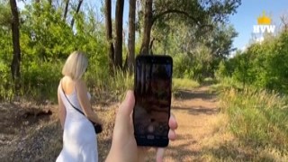 HotWife Vika - A stranger fucked and lowered into a hot wife Vika
