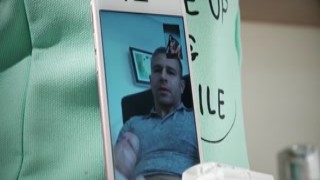 Russian Institute - Gorgeous teen warms up her boyfriend with a video call