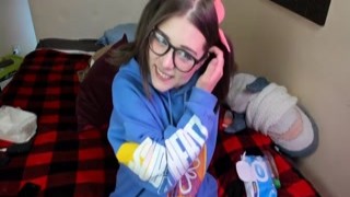 Katya Letova - Vibrator and Blowjob Makes Me Cum