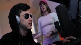 Kenzie rides and bounce on Juans cock