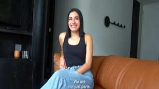 Latina Casting - Shy 18yo Colombian Cutie Riding HUGE Dick In Audition