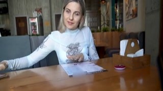 Letty Black - Remote Controlled Vibrator In Crowded Cafe - Letty Black