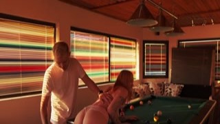 Sexy Ginger Breaks All the Billiard Room Rules
