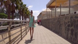 NaughtyLada - Wind green dress