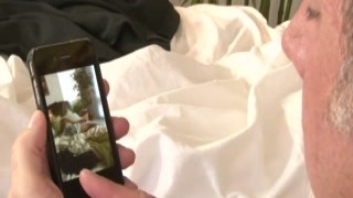 Old man fucking stepdaughters teen bff
